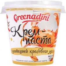 Паста Greenadini Дары моря с имитацией крабового мяса 135г в магазинах Магнит