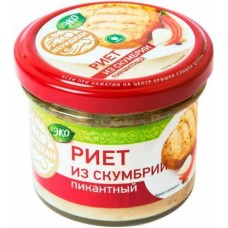 Риет Меридиан из скумбрии пикантный 100г в магазинах Магнит