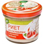 Риет Меридиан из скумбрии с лесными грибами 100г