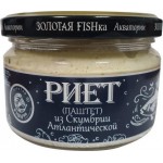 Риет Золотая Fishka из Скумбрии атлантической 180г Риет Золотая Fishka из Скумбрии атлантической 180г