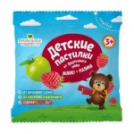 Пастилки Правильные сладости Яблоко и малина 55г