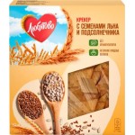 Крекер Любятово с семенами льна и подсолнечника 150г