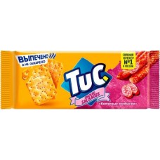 Крекер Tuc со вкусом копченых колбасок 100г в магазинах Магнит