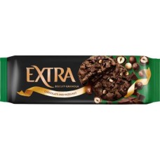 Печенье-гранола Extra сдобное с шоколадом и фундуком 150г в магазинах Магнит