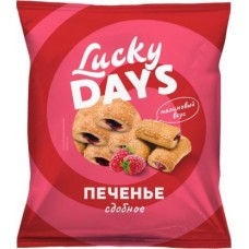 Печенье Lucky Days вишня и малина 200г в магазинах Магнит