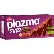 Печенье Plazma Стикси молочный шоколад фундук 125г в магазинах Магнит
