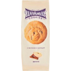 Печенье Wishmill мягкое яблоко корица 180г в магазинах Магнит