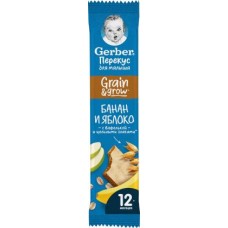 Батончик фруктовый Gerber Яблоко банан 25г в магазинах Магнит