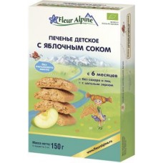 Печенье Флёр альпин с яблочным соком с 6 месяцев 120г в магазинах Магнит