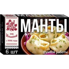 Манты От Ильиной ручной работы 360г в магазинах Магнит