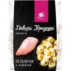Пельмени Давняя традиция Premium с индейкой 800г в магазинах Магнит