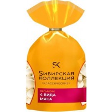 Пельмени Sибирская коллекция 4 вида мяса 700г в магазинах Магнит