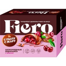 Вареники С пылу с жару Fiero шоколадные с вишней 300г в магазинах Магнит