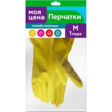 Перчатки Моя Цена Мастер Блеск латекс в магазинах Магнит