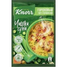 Чашка супа Knorr Гороховый с сухариками 21г в магазинах Магнит