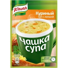 Суп Knorr Чашка Супа Куриный суп с лапшой 13г в магазинах Магнит