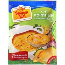 Суп Русский Продукт Куриный с вермишелью 60г в магазинах Магнит