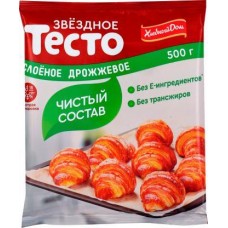 Тесто Хлебный дом Звездное слоеное дрожжевое 500г в магазинах Магнит