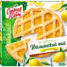 Пирог Итальянский Сдобная особа пай с начинкой лимон 400г в магазинах Магнит