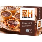 Мини-тарты Baker House Карамельно-арахисовые 240г