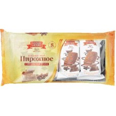 Пирожное Русский бисквит Бисквитное с шоколадным вкусом 240г в магазинах Магнит
