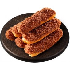 Пирожное заварное Эклер крем-брюле 270г в магазинах Магнит