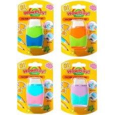 Ластик + точилка Wow Play 2в1 в магазинах Магнит