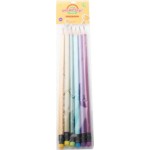 Набор чернографитных карандашей трехгранных 6шт Набор чернографитных карандашей трехгранных 6шт