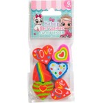 Набор фигурных ластиков Little Girl КЛ 6шт