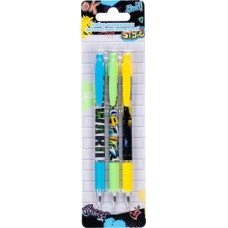 Набор ручек Graffity шариковых синий цвет 0.7мм 3шт в магазинах Магнит