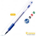 Набор ручек Рельеф-центр Crown Hi-Jell Grip гелевых синих 0.5мм 2шт