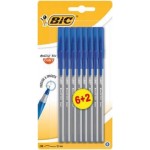 Набор шарик ручек BIC Round Stic Exact 8шт 0,7мм синяя Набор шарик ручек BIC Round Stic Exact 8шт 0,7мм синяя