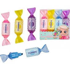 Набор текстовыделителей Little Girl 4 candy КЛ 4шт в магазинах Магнит