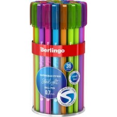 Ручка Berlingo Starlight шариковая синяя 0.7мм в ассортименте в магазинах Магнит