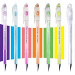 Ручка Рельеф-центр Crown Hi-Jell Pastel гелевая в ассортименте 0.8мм