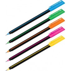 Ручка Рельеф-центр Luxor Stick Soft Touch шариковая синяя трехгранная 0.5мм в магазинах Магнит