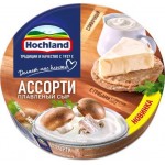 Сыр плавленый Hochland Ассорти сливки грибы 50% 140г