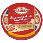 Сыр плавленый President с грибами 55% 140г