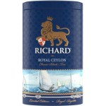 Чай черный Richard Royal Ceylon Regatta крупнолистовой 80г Чай черный Richard Royal Ceylon Regatta крупнолистовой 80г