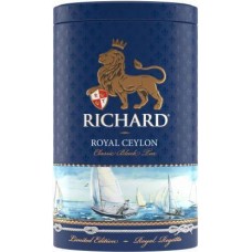 Чай черный Richard Royal Ceylon Regatta крупнолистовой 80г в магазинах Магнит