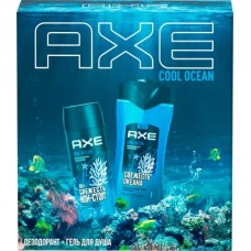 Подарочный набор Axe Cool Ocean Гель для душа 250мл + Дезодорант 150мл в магазинах Магнит