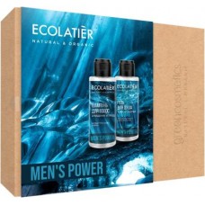 Подарочный набор Ecolatier Mens Power Шампунь для волос 150мл + Гель для душа 150мл в магазинах Магнит