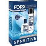 Подарочный набор Forx Men Care для чувствительной кожи Пена для бритья + Бальзам после бритья 300мл Подарочный набор Forx Men Care для чувствительной кожи Пена для бритья + Бальзам после бритья 300мл