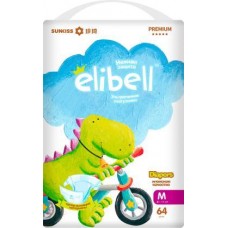 Подгузники для детей Elibell Premium M 6-11кг 64шт в магазинах Магнит