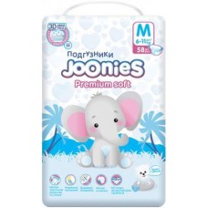 Подгузники Joonies Premium Soft M 6-11 кг 58шт в магазинах Магнит