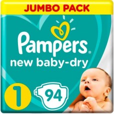 Подгузники Pampers New Baby Newborn размер 1 2-5кг 94шт в магазинах Магнит
