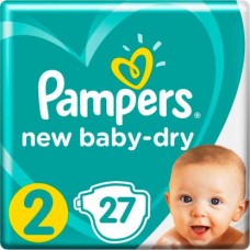 Подгузники Pampers Newbaby Dry 2 Mini 4-8 и 3-6кг 27шт в магазинах Магнит