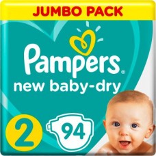 Подгузники Pampers Newbaby Dry 2 Mini 4-8кг 94шт в магазинах Магнит