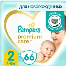 Подгузники Pampers Premium Care Mini 4-8кг 66шт в магазинах Магнит