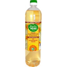 Масло подсолнечное Здоровое меню нерафинированное 900мл в магазинах Магнит